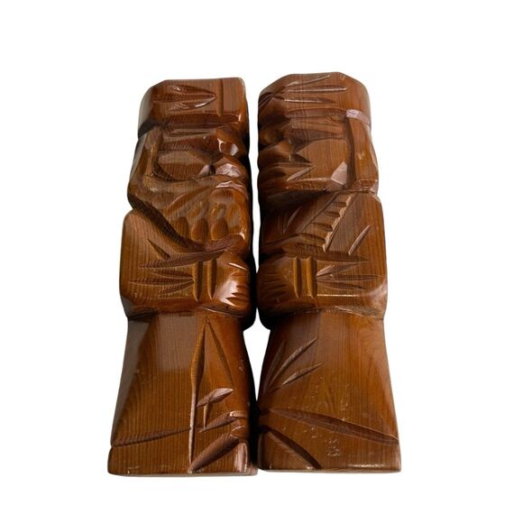 AINU Wood Statue Japanese Doll Folk Hokkaido Figure Hand Carved size 7 inches - Picture 10 of 10